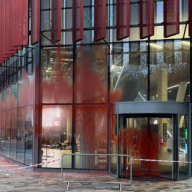 Glasgow University targeted again in spray paint protest