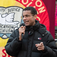 Union baron threatening winter of national school strikes while urging teachers to shun weekend marking is on six-figure pay package worth almost as much as Prime Minister's salary