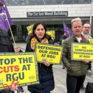 Strikes at three Scottish universities in one day