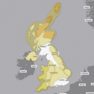 Blizzard conditions forecast - and amber warnings in force - as Britons return to work and school