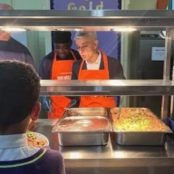 Mayor celebrates 100 million free school meals